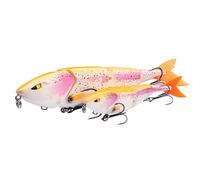 Berkley Zilla Swimmer Señuelo de 4 piezas | Acción en S para lucios | Sistema Klip Lok® para profundidad ajustable | Señuelo para depredadores de 0,5-1,5 m de profundidad | 12 cm | 15g | Trucha albina