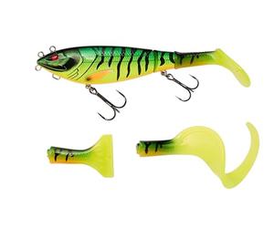 Berkley Zilla Tailswinger, Anzuelo de Pesca, Señuelo Duro, el Primer Tai lbait articulado del Mercado con una acción natatoria Asombrosa y una Enorme versatilidad, PredatorFishing, Lucio, Unisex