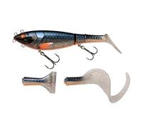 Berkley Zilla Tailswinger, Anzuelo de Pesca, Señuelo Duro, Primer Tai lbait Articulado del Mercado con Asombrosa Acción Nadadora y Gran Versatilidad, PredatorFishing, Lucio, Unisex