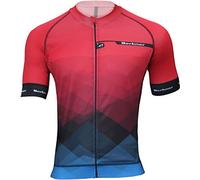 BERKNER - Pablo - Camiseta de ciclismo, color rojo con iones de plata hasta talla grande 5XL