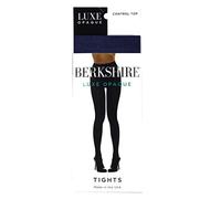 Berkshire Control Top Lux Tights-4741 Medias Moldeadoras, 70 den, Azul Marino, 4XL para Mujer
