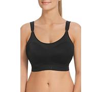 Berlei Ultimate Performance Crop Top Underwire Sports Bra Sujetador Deportivo, Opaco, Negro (Negro), 75D (Talla del Fabricante: 34D) para Mujer
