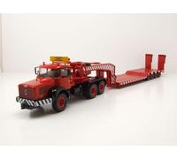 Berliet TB 015 M3 6X4 Transportador Pesado 1960 Rojo Modelo 1:43 Ixo Models