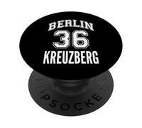 Berlín 36 Kreuzberg Nostalgia Design para el Barrio de Berlín PopSockets PopGrip Adhesivo