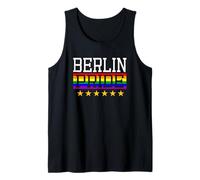 Berlín Alemania Orgullo Gay Lesbianas Queer LGBT Rainbow Flag Camiseta sin Mangas