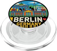 Berlín Alemania Round Travel Souvenir Landmark Turista Regalo PopSockets PopGrip para MagSafe