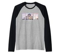 Berlín Alemania Vacaciones Berlín Ciudad Vintage Camiseta Manga Raglan