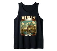Berlín Alemania Viaje Familiar Homtown Berlín Vacaciones Camiseta sin Mangas
