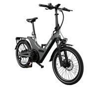 Berlin Bike Bicicleta eléctrica Plegable Ultraligera, 20 Pulgadas con 7 Marchas, Bicicleta eléctrica Plegable para Adultos con batería de 36 V 10,5 Ah, Motor de 250 W, Alcance de 50 km, Bicicleta