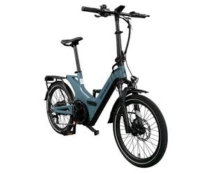 Berlin Bike Bicicleta eléctrica Plegable Ultraligera, 20 Pulgadas con 7 Marchas, Bicicleta eléctrica Plegable para Adultos con batería de 36 V 10,5 Ah, Motor de 250 W, Alcance de 50 km, Bicicleta