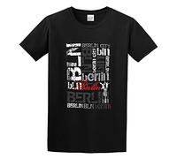 Berlin City BLN SouvenirGraphic Top Unisex 100% Cotton Short-Sleeve T-Shirts Black S