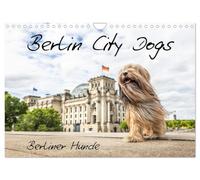 Berlin City Dogs - Berliner Hunde (Wandkalender 2026 DIN A4 quer), CALVENDO Monatskalender: Berliner Hunde in urbaner Umgebung.