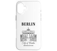 Berlín City Landmark Freedom Carcasa para iPhone 16 Plus