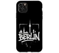 Berlin City Skyline Alemania Graffiti Art Travel Souvenir Carcasa para iPhone 11 Pro Max