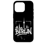 Berlin City Skyline Alemania Graffiti Art Travel Souvenir Carcasa para iPhone 16 Pro