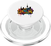 Berlín Ciudad Graffiti Street Art Skyline Viaje Souvenir PopSockets PopGrip para MagSafe