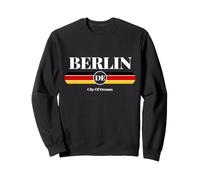 Berlin DE City of Dreams Germany Flag Graphic Vintage Retro Sudadera