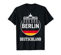 Berlín Deutschland City Viajes Skyline Design Camiseta
