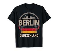 Berlín Deutschland City Viajes Skyline Design Camiseta