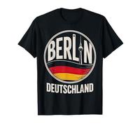 Berlín Deutschland City Viajes Skyline Design Camiseta