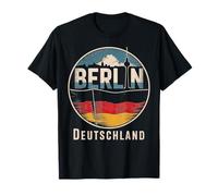 Berlín Deutschland City Viajes Skyline Design Camiseta