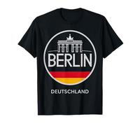 Berlín Deutschland City Viajes Skyline Design Camiseta
