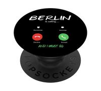Berlín está Llamando y Debo IR a Alemania de Viaje PopSockets PopGrip Adhesivo