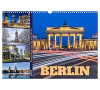 Berlin - Faszination bei Tag und Nacht (Wandkalender 2027 DIN A3 quer), CALVENDO