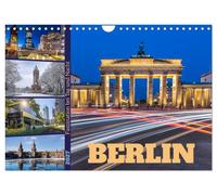 Berlin - Faszination bei Tag und Nacht (Wandkalender 2027 DIN A4 quer), CALVENDO
