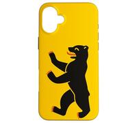 Berlin Grabado Berlín Oso Logo Metropoli Souvenirs Divertido Carcasa para iPhone 16 Plus