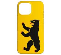 Berlin Grabado Berlín Oso Logo Metropoli Souvenirs Divertido Carcasa para iPhone 16 Pro MAX