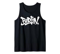 Berlín Graffiti Ciudad Arte Callejero Handstyle Alemania Souvenir Camiseta sin Mangas