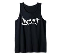 Berlín Graffiti Ciudad Arte Callejero Handstyle Alemania Souvenir Camiseta sin Mangas