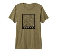 Berlín Mapa Ciudad Alemania Recuerdo Viaje Camiseta Premium