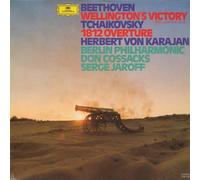 BERLIN PHILHARMONIC/HERBERT VON KARAJAN/BEETHOVEN - WELLINGTON'S VICTORY-BEETHOVEN/1812 OVERTURES-TCHAIKOVSKY VINYL LP[2538142]1969