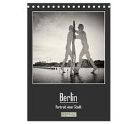 Berlin - Portrait einer Stadt (Tischkalender 2026 DIN A5 hoch), CALVENDO Monatskalender: Klassische Schwarz-Weiß-Fotografien auf analogem Mittelformat