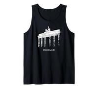 Berlín Puerta de Brandenburgo Vintage Skyline Encanta Berlin Camiseta sin Mangas
