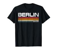 Berlín Retro Design Berlin Souvenir Capital Alemana Camiseta