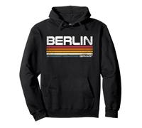 Berlín Retro Design Berlin Souvenir Capital Alemana Sudadera con Capucha
