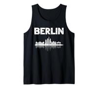 Berlin Skyline Apparel Berlin Tourist Souvenir Camiseta sin Mangas