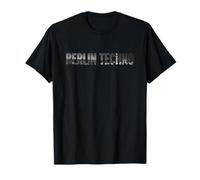 Berlín Techno Skyline City Rave Outfit Gear EDM Camiseta