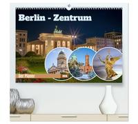 Berlin-Zentrum - Der Planer (hochwertiger Premium Wandkalender 2026 DIN A2 quer), Kunstdruck in Hochglanz: Beeindruckende Aufnahmen aus dem Herzen ... für Ihre Termine, Notizen und Planungen.