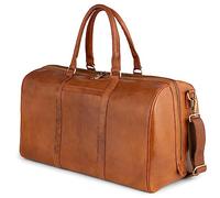 Berliner Bags Boston Bolsa de Viaje de Piel, Bolsa de Fin de Semana para Hombre y Mujer - Marrón