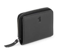 Berliner Bags Cartera Mujer de Piel Sara, Monedero Pequeño con Cremallera y Protección RFID, Tarjetero - Negro