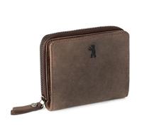Berliner Bags Cartera Mujer de Piel Sara, Monedero Pequeño con Cremallera y Protección RFID, Tarjetero - Marrón