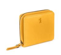Berliner Bags Cartera Mujer de Piel Sara, Monedero Pequeño con Cremallera y Protección RFID, Tarjetero - Amarillo