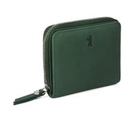 Berliner Bags Cartera Mujer de Piel Sara, Monedero Pequeño con Cremallera y Protección RFID, Tarjetero - Verde
