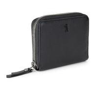 Berliner Bags Palermo Cartera Pequeña de Piel Auténtica para Mujer con Protección RFID, Diseño Elegante Negro