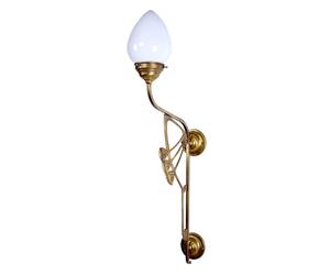 Berliner Messinglampen Aplique Luxor en estilo Art Nouveau