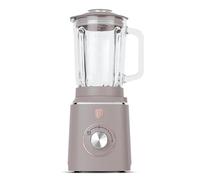 Berlinger Haus Batidora de Mesa 1000W con Jarra de Vidrio 1.5L, Función Smoothie y Tritura Hielo, Cuchillas de Acero Inoxidable, Protección Contra Sobrecalentamiento, Color Taupe Mate